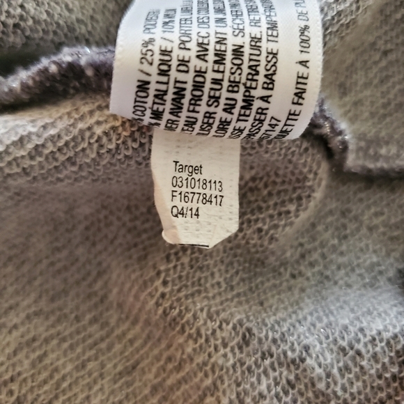 BK02 * Circo Girls Sparkle Full Zip Jacket Gray Size 4T - Picture 6 of 6